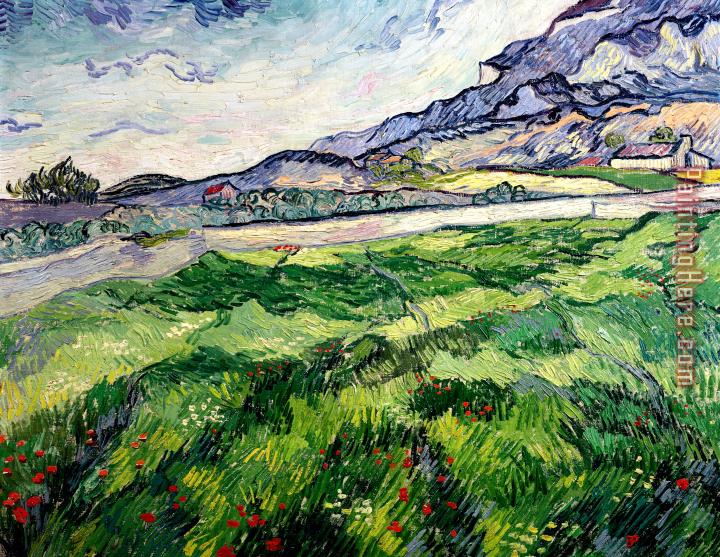 Vincent van Gogh The Green Wheatfield behind the Asylum